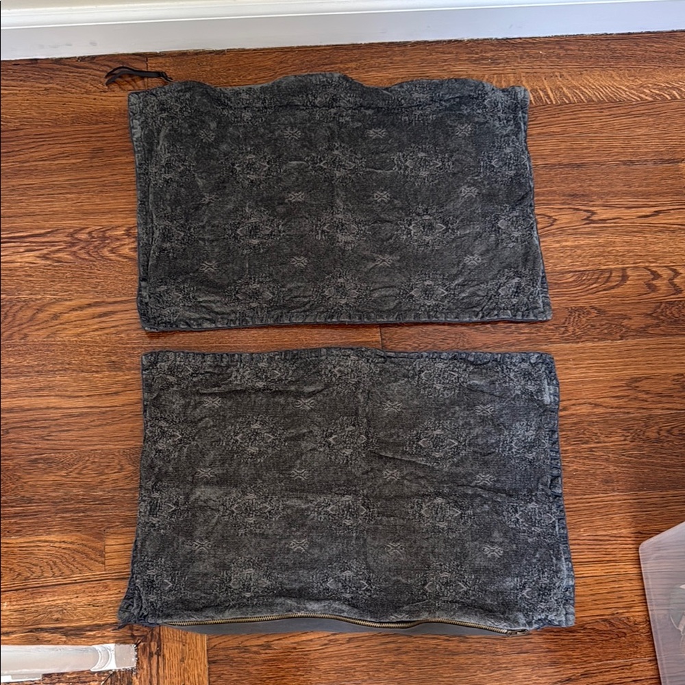 French connection removable rectangle decorative pillow case (2)
